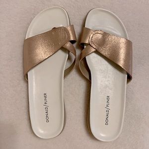 Donald Pliner Rose Gold Sandals